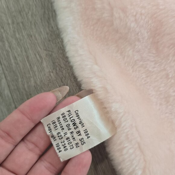 Vintage 1984 Pillow case By Sis Plush Pig Pillow Case Cover With Loop tail - Picture 4 of 7